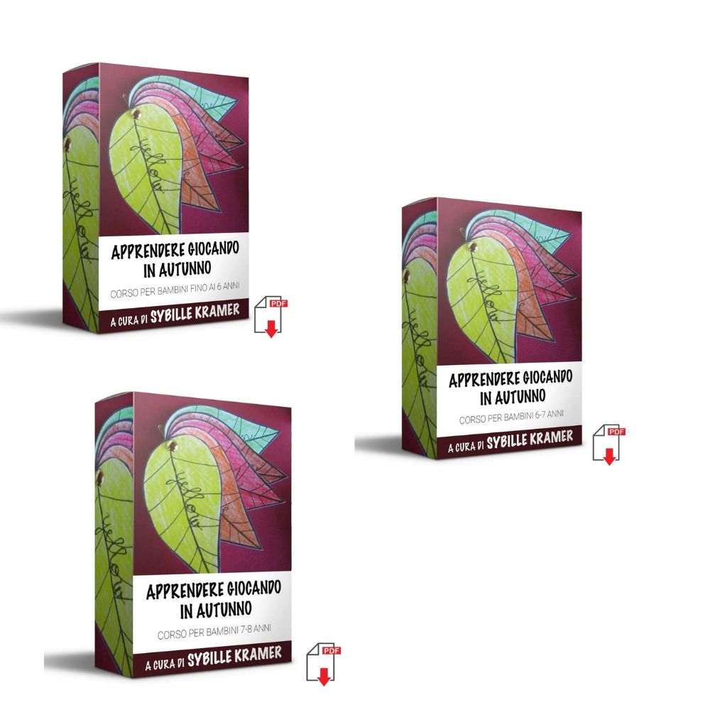 Set Apprendere Giocando Autunno - Lapbook