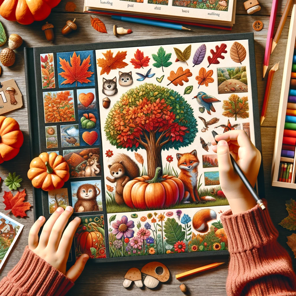 Set Apprendere Giocando Autunno - Lapbook
