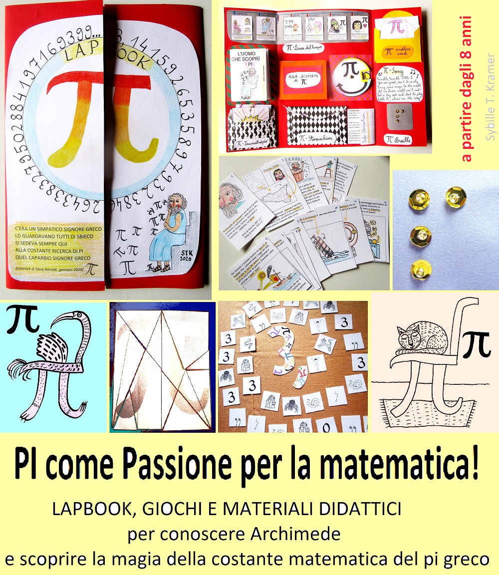 π Pi-Lapbook & laboratorio di matematica. Formato pdf, età 8-11.