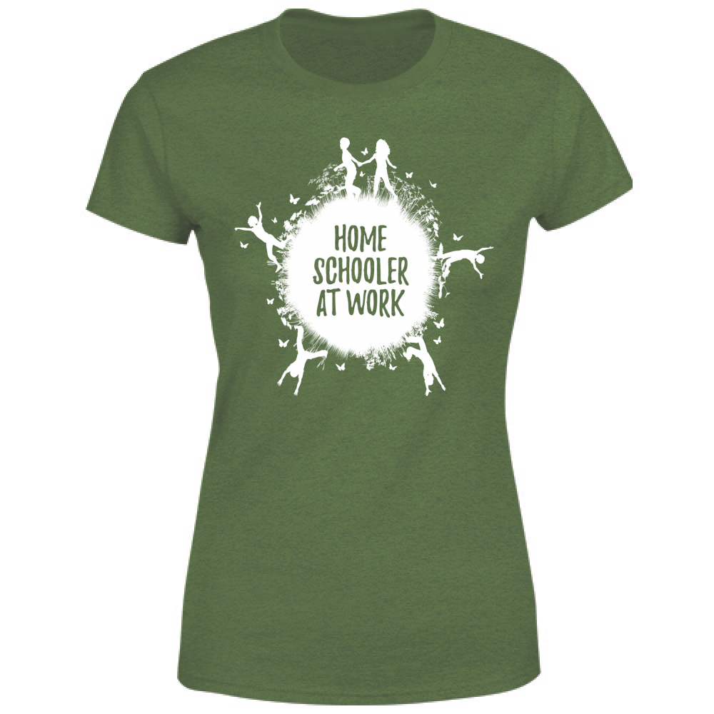 T-Shirt Donna Homeschooler at work