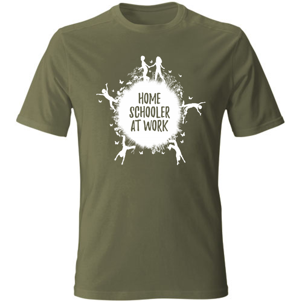 T-Shirt Bambino Homeschooler at work