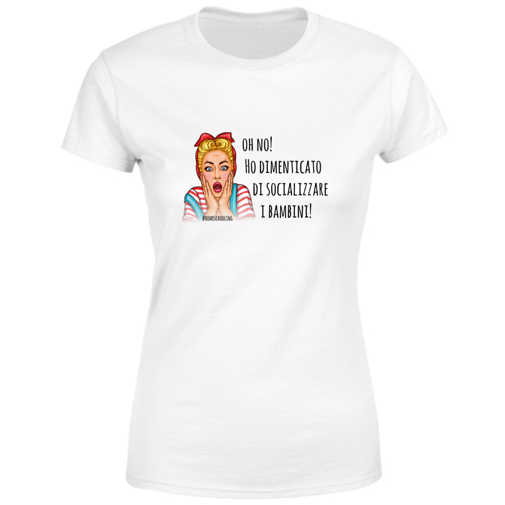 T-Shirt Donna Socializzare i bambini
