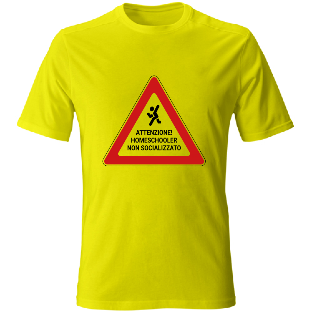 T-Shirt Bambino Homeschooler Non Socializzato