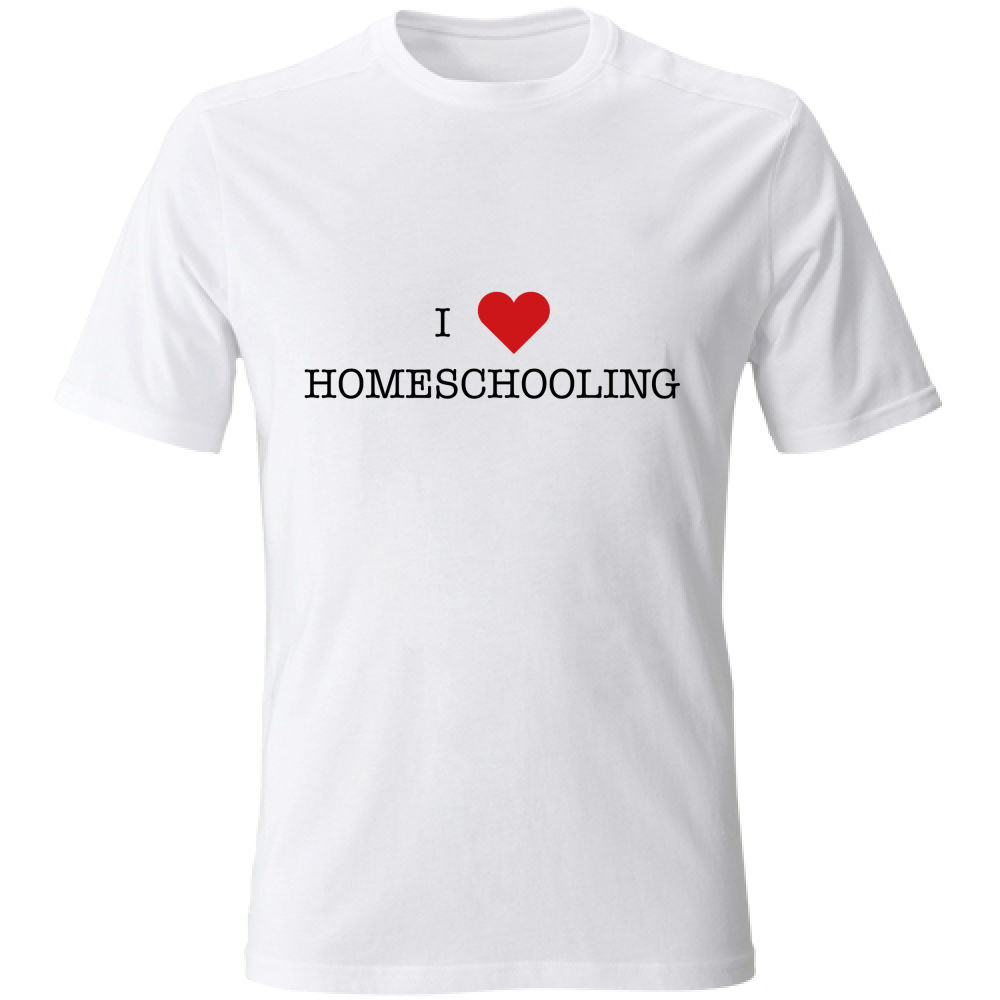 T-Shirt Unisex I love Homeschooling