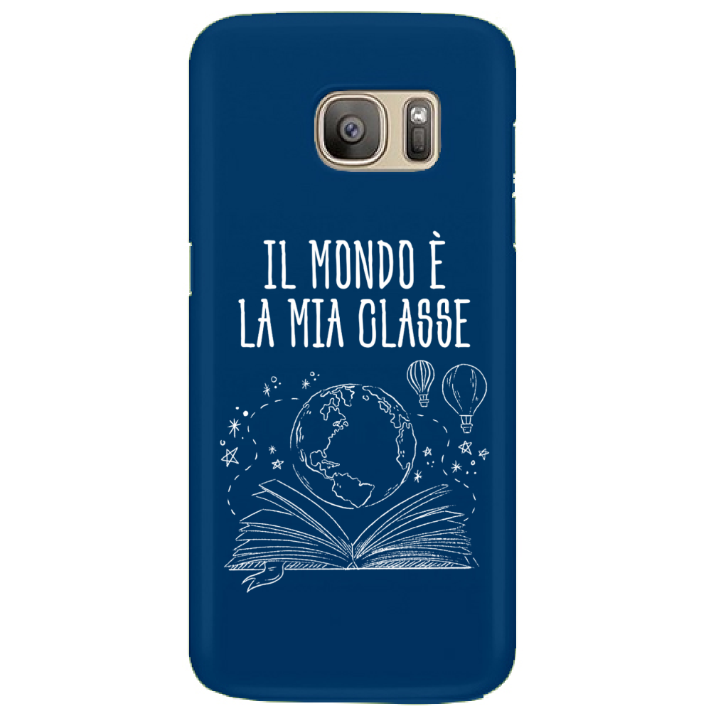 Cover Galaxy S7 Edge Mondo è la tua classe cover