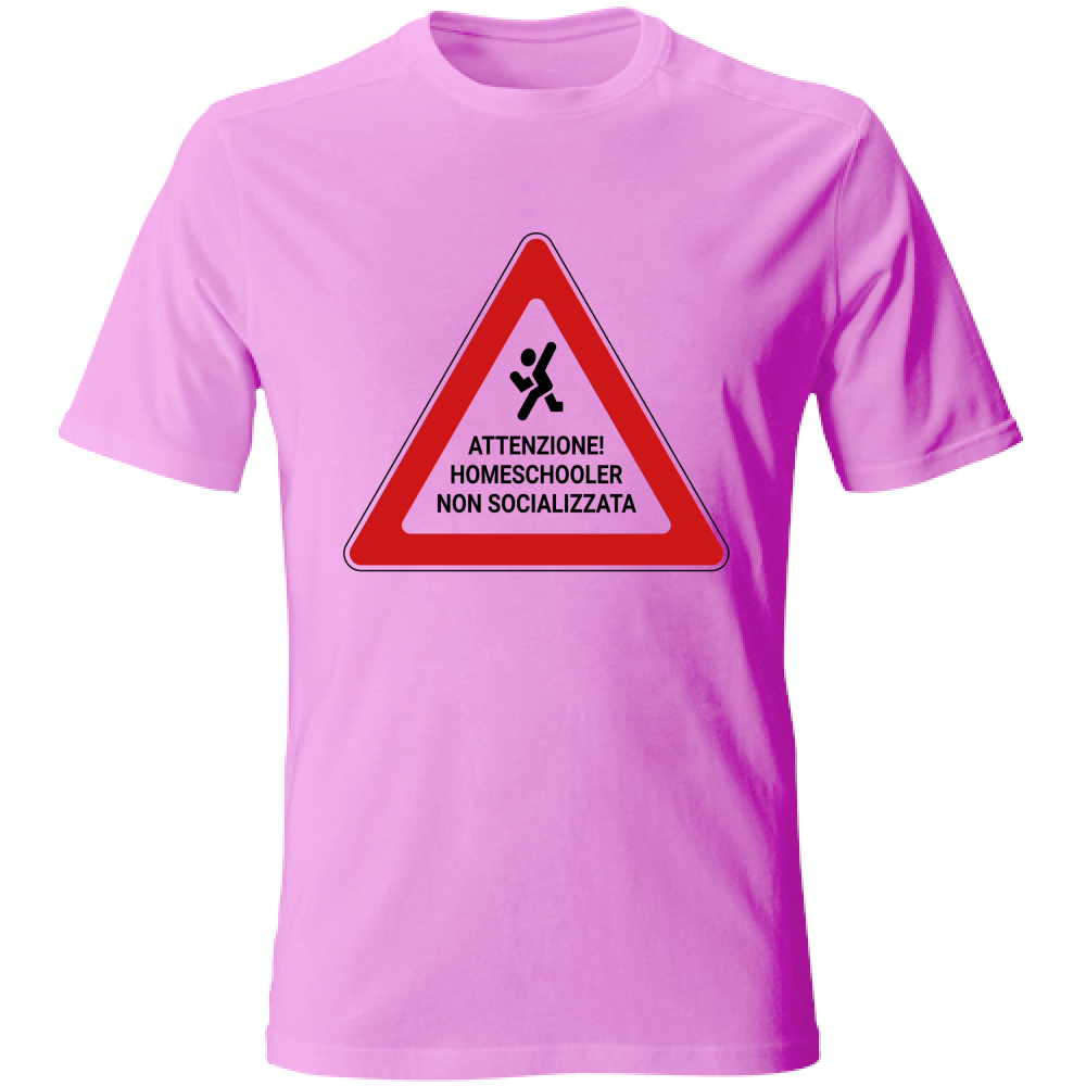 T-Shirt Bambino Homeschooler non socializzata