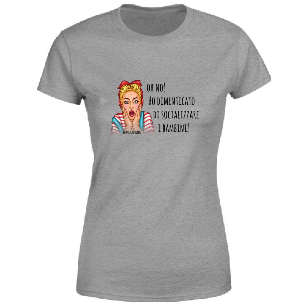 T-Shirt Donna Socializzare i bambini