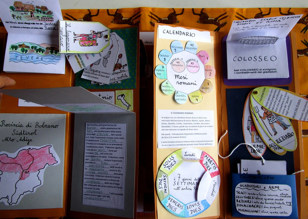 Lapbook Roma Antica PDF - Giochi Didattici per Bambini 7-11 Anni