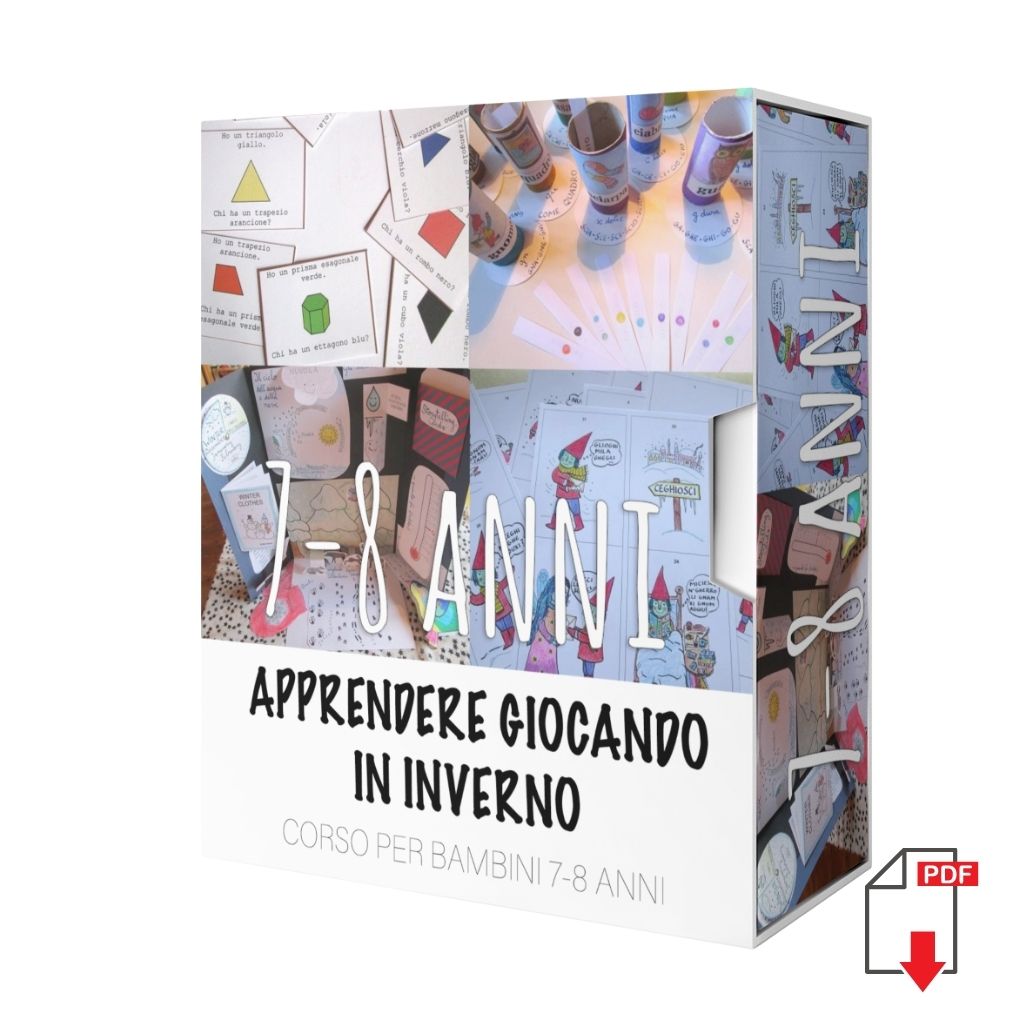 Corso Apprendere Giocando in Inverno. Età 7-8 anni. Formato Pdf.