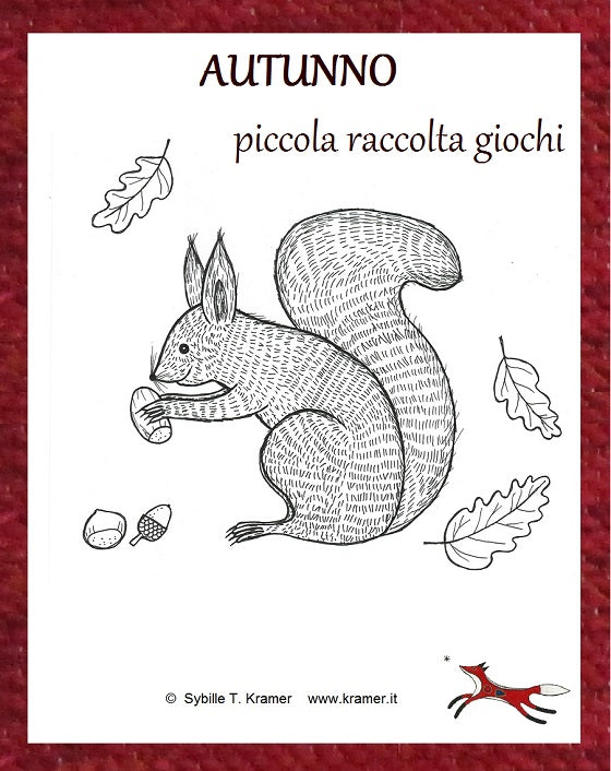 Raccolta Giochi Didattici "Autunno" multilingua. Formato pdf, età 4-10