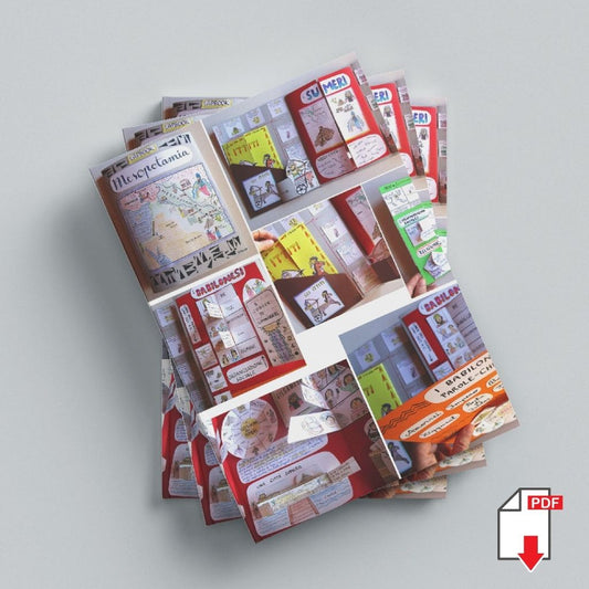 Lapbook Mesopotamia PDF - Materiali Didattici per Bambini 8-10 Anni