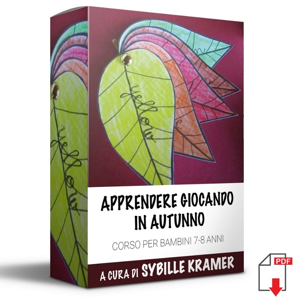 Corso Apprendere Giocando in Autunno. Età 7-8 anni. Formato Pdf.