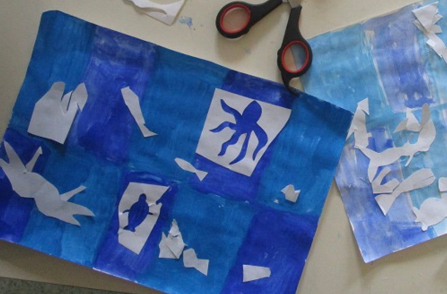 Matisse! Esempio di laboratorio creativo DIY. Età 5-15 anni. Formato pdf.