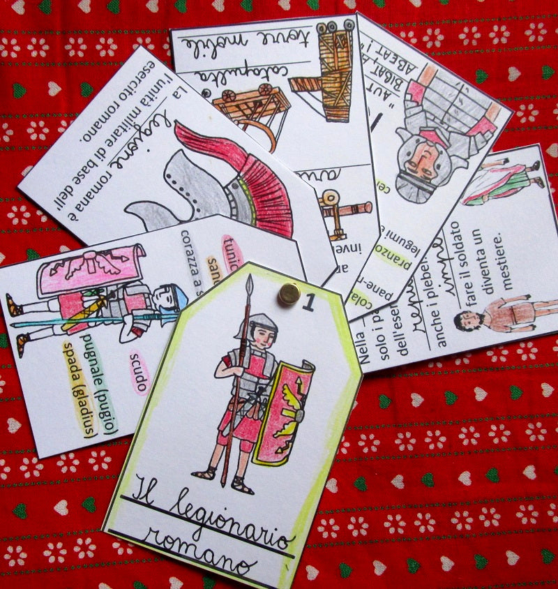 Lapbook Roma Antica PDF - Giochi Didattici per Bambini 7-11 Anni