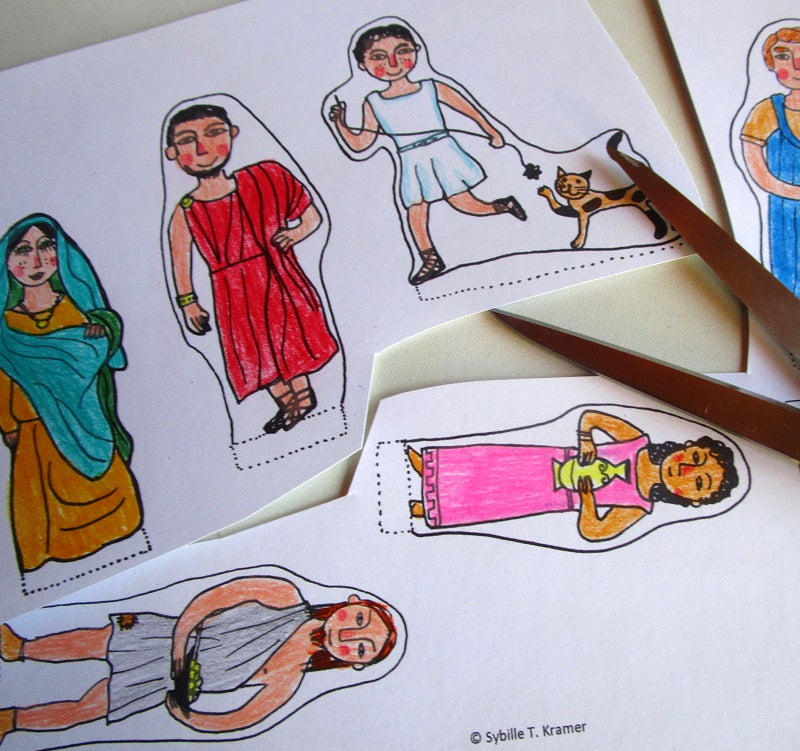 Lapbook Roma Antica PDF - Giochi Didattici per Bambini 7-11 Anni