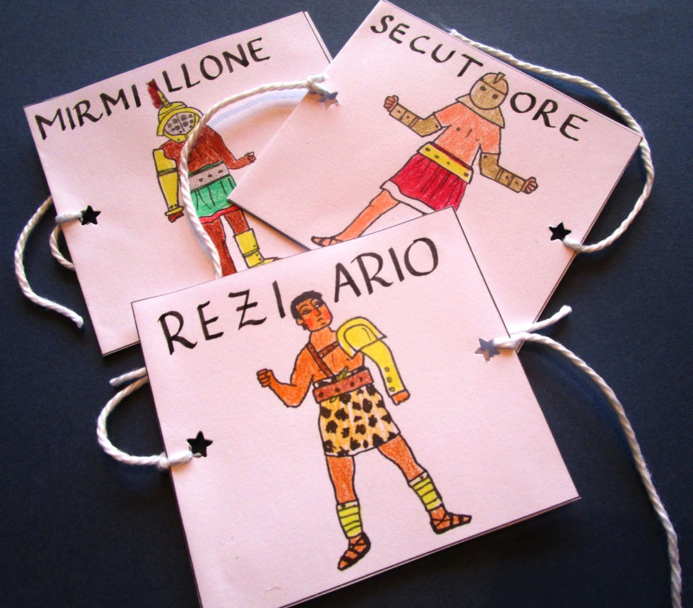 Lapbook Roma Antica PDF - Giochi Didattici per Bambini 7-11 Anni