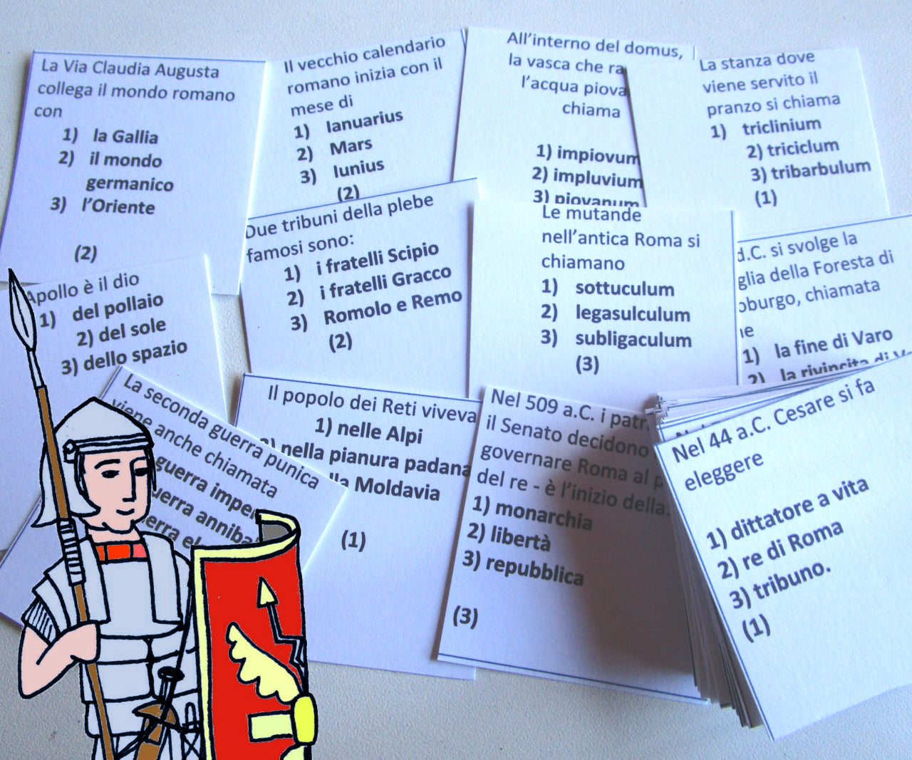 Lapbook Roma Antica PDF - Giochi Didattici per Bambini 7-11 Anni