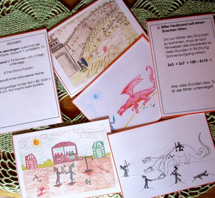 FUNLAB "Medioevo". Raccolta di giochi e materiali didattici e lapbook. Formato pdf, età 7-11.