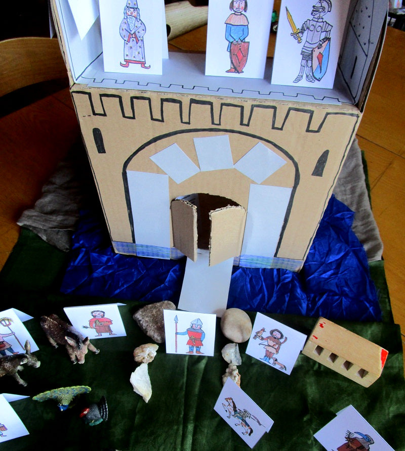 FUNLAB "Medioevo". Raccolta di giochi e materiali didattici e lapbook. Formato pdf, età 7-11.