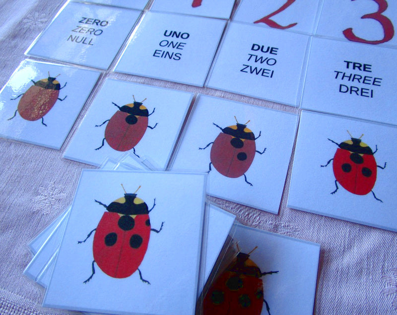 FUNLAB “Le Coccinelle” giochi e materiali didattici multilingua. Formato pdf, età 5-9.
