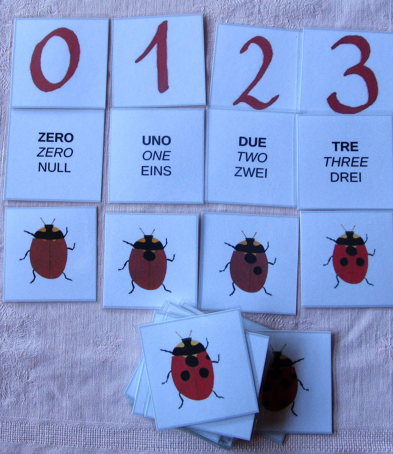 FUNLAB “Le Coccinelle” giochi e materiali didattici multilingua. Formato pdf, età 5-9.