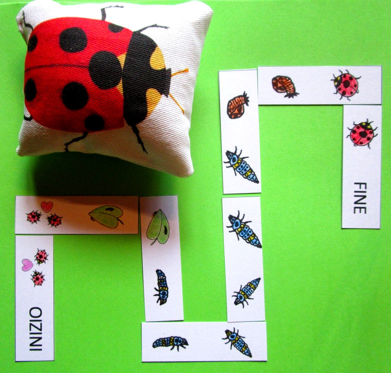 FUNLAB “Le Coccinelle” giochi e materiali didattici multilingua. Formato pdf, età 5-9.