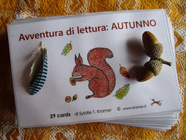 Raccolta Giochi Didattici "Autunno" multilingua. Formato pdf, età 4-10
