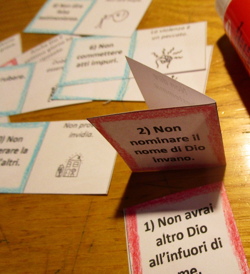 Lapbook "La prima confessione". Formato pdf, età 7-10 anni.