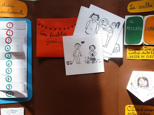 Lapbook "La prima confessione". Formato pdf, età 7-10 anni.