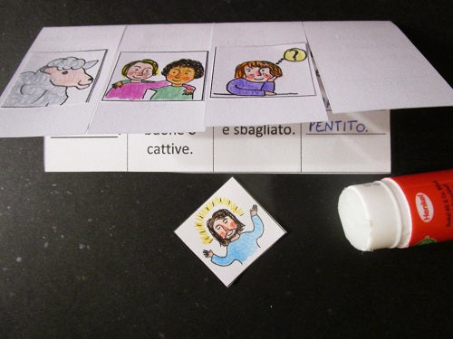 Lapbook "La prima confessione". Formato pdf, età 7-10 anni.