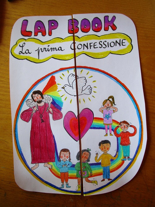 Lapbook "La prima confessione". Formato pdf, età 7-10 anni.