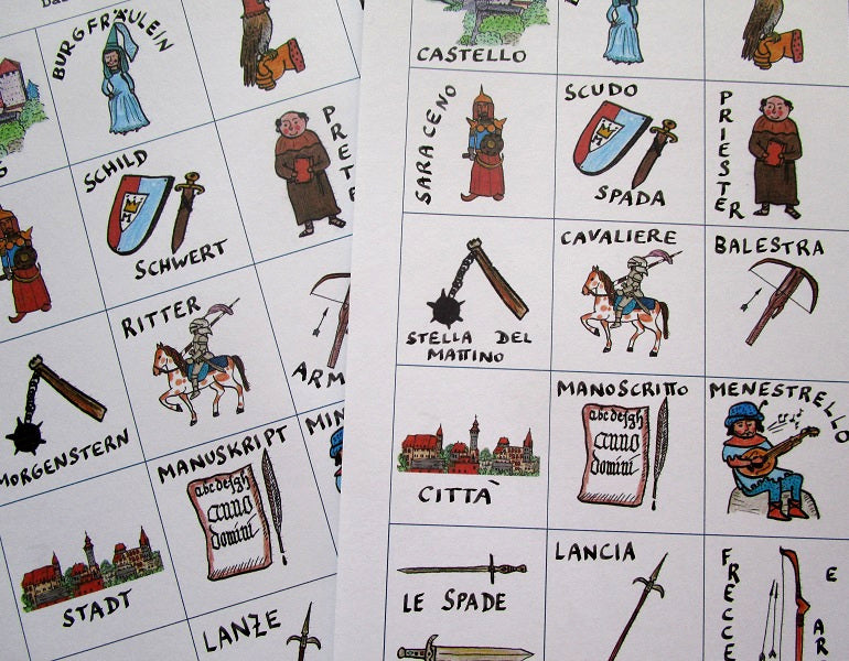 FUNLAB "Medioevo". Raccolta di giochi e materiali didattici e lapbook. Formato pdf, età 7-11.