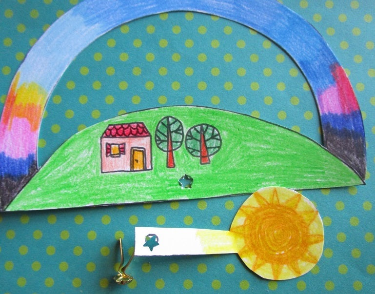 Lapbook “Stagioni, mesi, settimane, giorno e notte” con istruzioni e modelli. Formato pdf, età 5-9 anni.