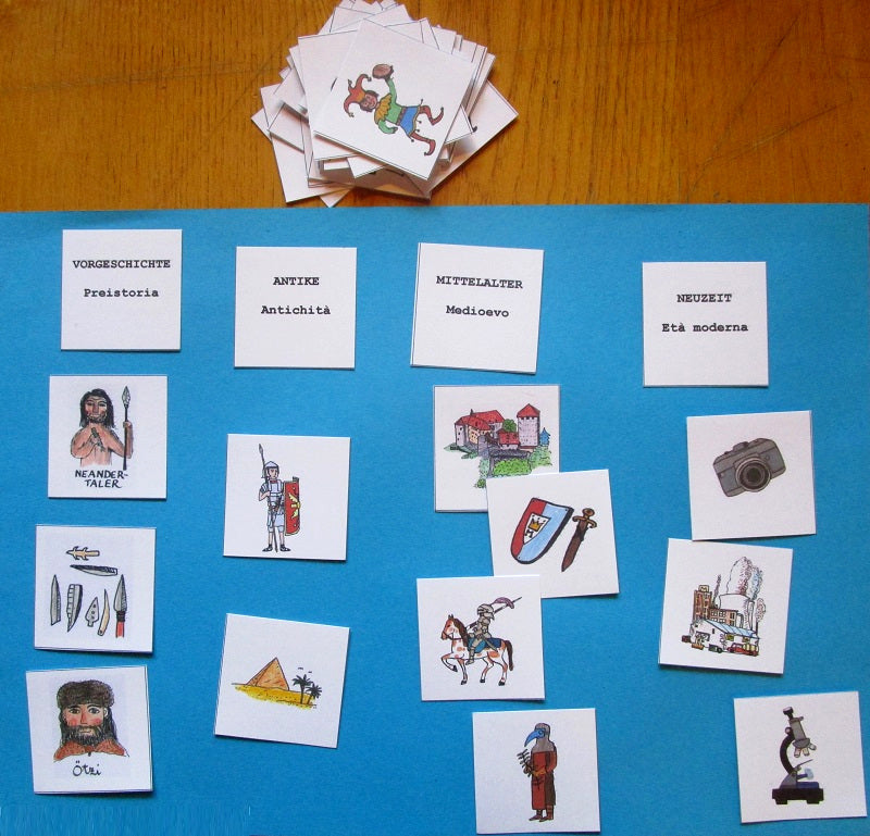 FUNLAB "Medioevo". Raccolta di giochi e materiali didattici e lapbook. Formato pdf, età 7-11.