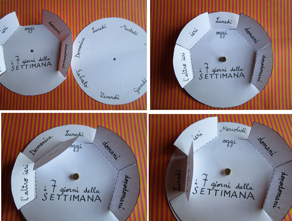 Lapbook “Stagioni, mesi, settimane, giorno e notte” con istruzioni e modelli. Formato pdf, età 5-9 anni.