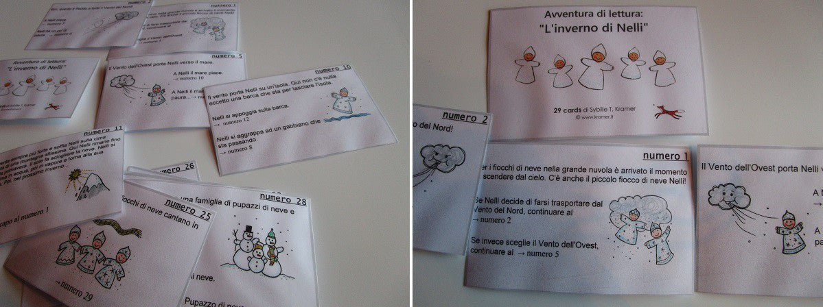 Raccolta Giochi Didattici "Inverno" multilingua. Formato pdf, età 4-10