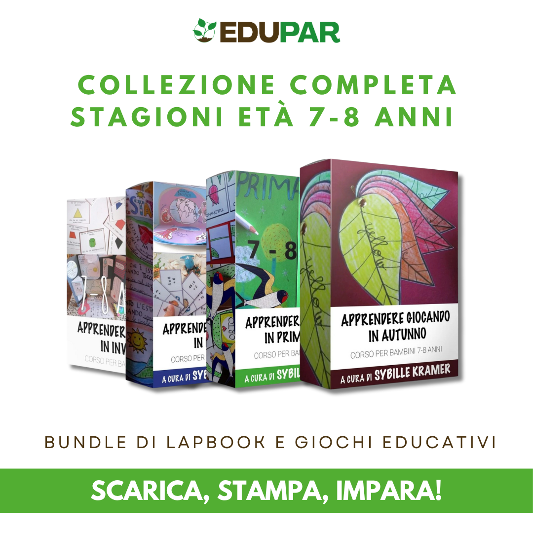 Collezione Stagioni Età 7-8 anni – Bundle Educativo Completo