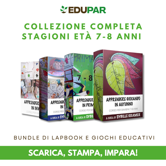 Collezione Stagioni Età 7-8 anni – Bundle Educativo Completo