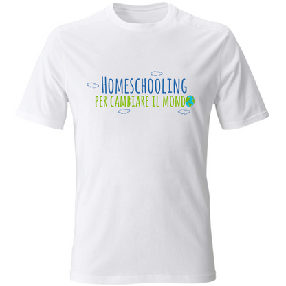 T-Shirt Unisex Homeschooling per cambiare il mondo