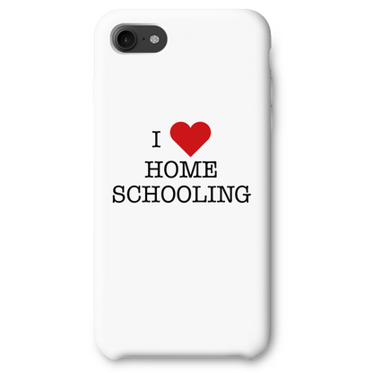 Cover iPhone 8 Plus I love homeschooling Cover