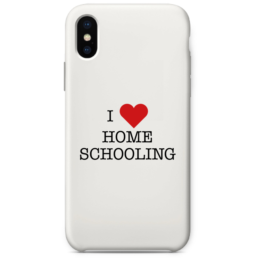 Cover iPhone X I love homeschooling Cover