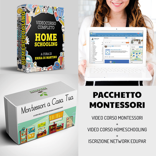 Corso Montessori PDF - Metodo Educativo per Bambini 3-12 Anni