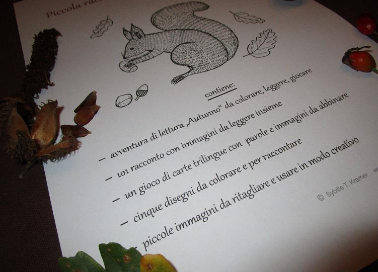 Raccolta Giochi Didattici "Autunno" multilingua. Formato pdf, età 4-10